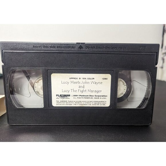 The Lucy Show - Lucy Meets John Wayne/ Lucy the Fight Manager (VHS, 2001) - Picture 5 of 6